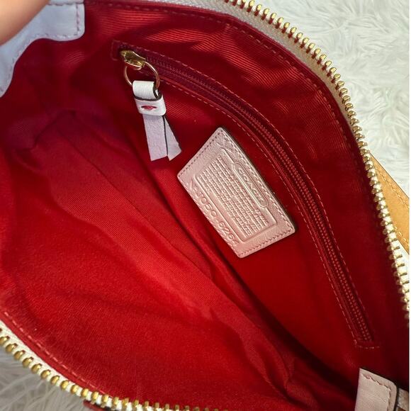 y2k COACH Vintage Poppy for Peace Demi Mini Shoulder Bag - Picture 7 of 13